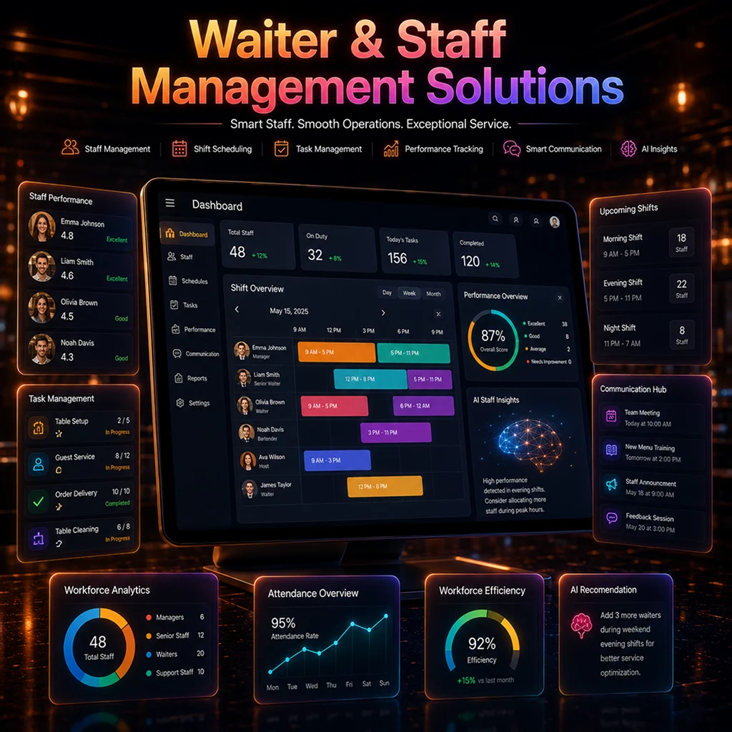 Waiter and Staff Management Solutions